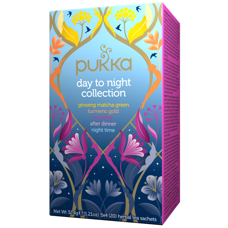 Pukka tea - day to night collection