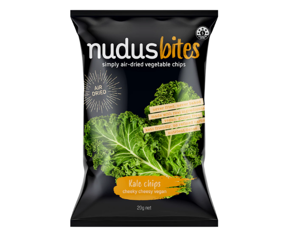 kale chips cheeky cheese nudus