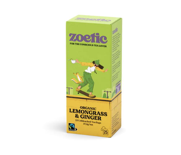 Zoetic organic lemongrass & ginger