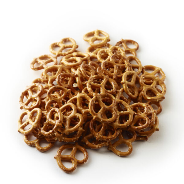 a group of mini pretzels