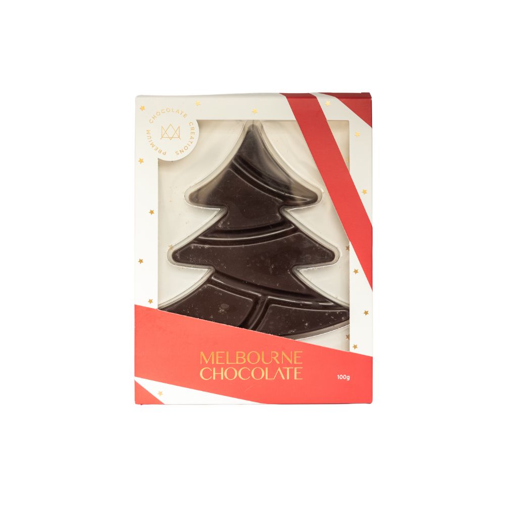 Dark chocolate xmas tree