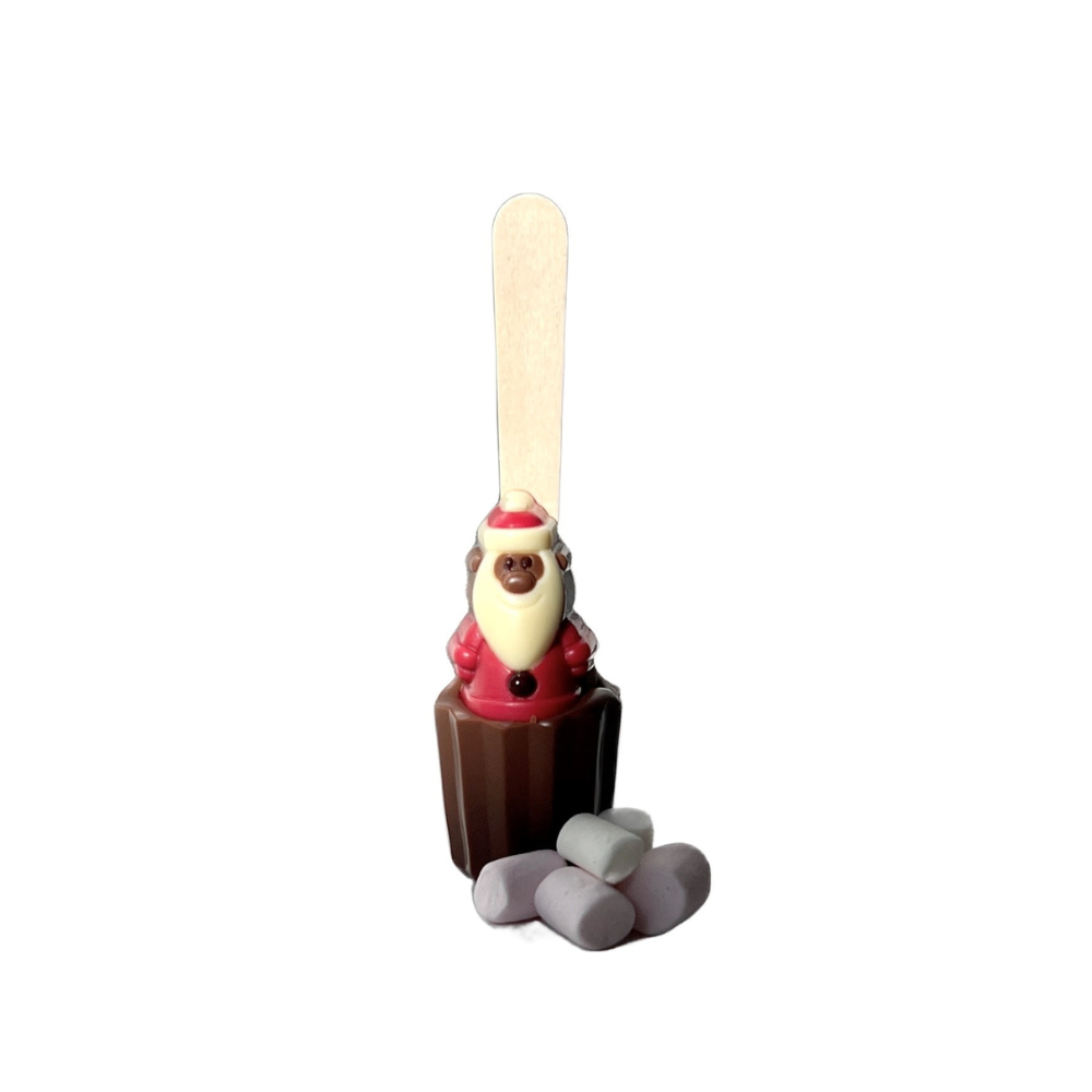 Milk Chocolate kids Spoonz with Santa Claus