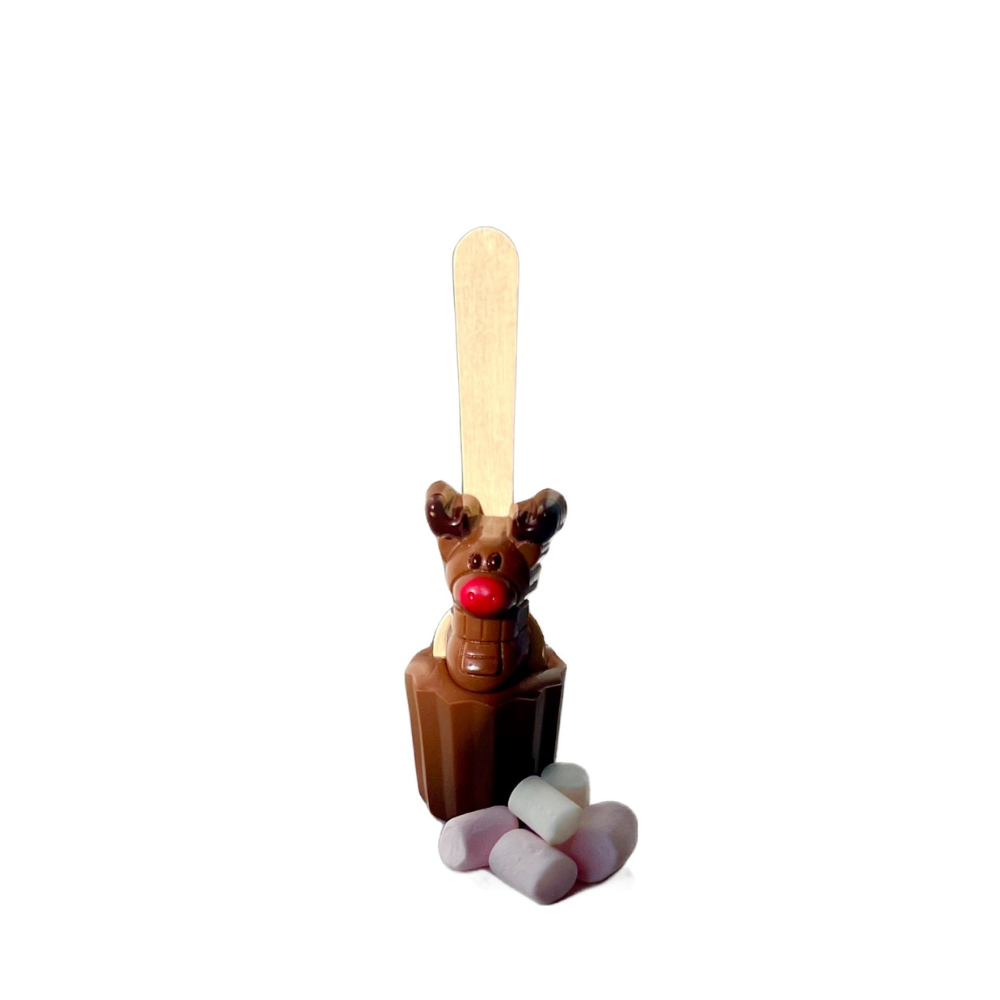 Milk Chocolate Kids Rudolph Spoonz