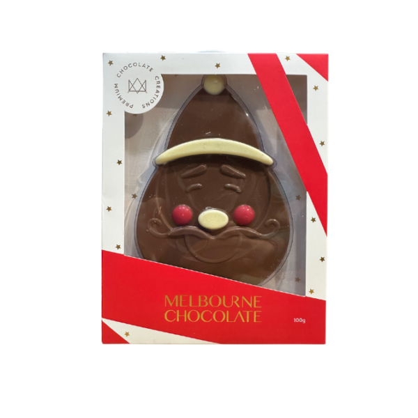 milk chocolate santa