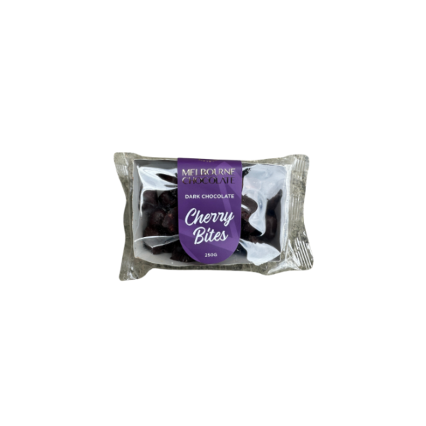 Dark chocolate cherry bites