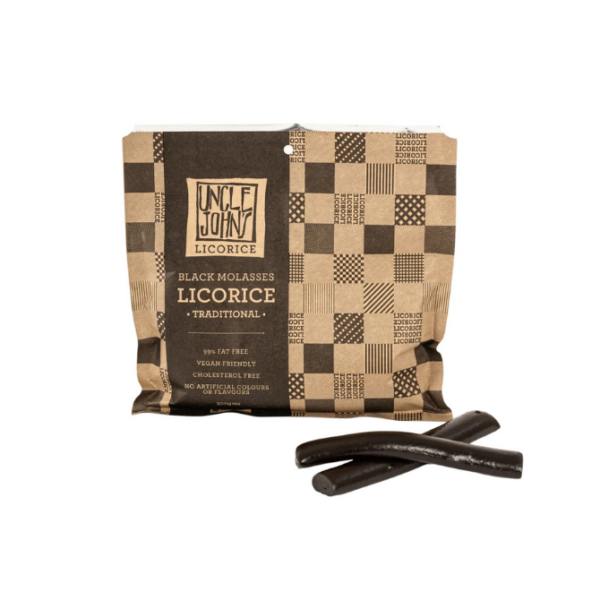 Black molasses licorice