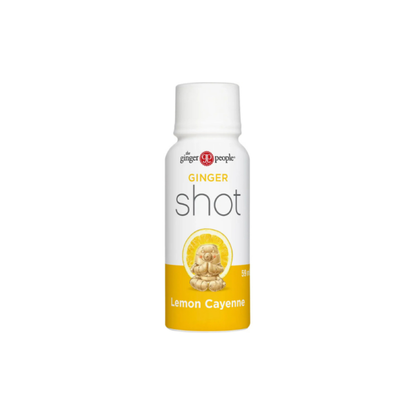 Ginger lemon cayenne shot