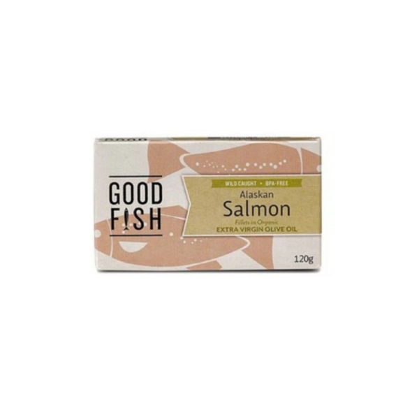 Alaskan salmon in extra virgin olive oil