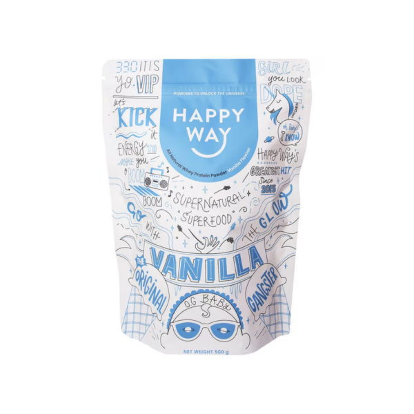 Happy way's vanilla whey protein