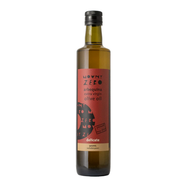 Mount zero's arbequina extra virgin olive oil