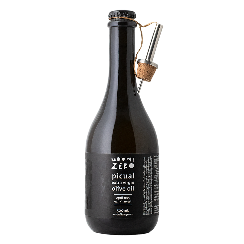 Mount Zero's early harvest picual extra virgin olive oil